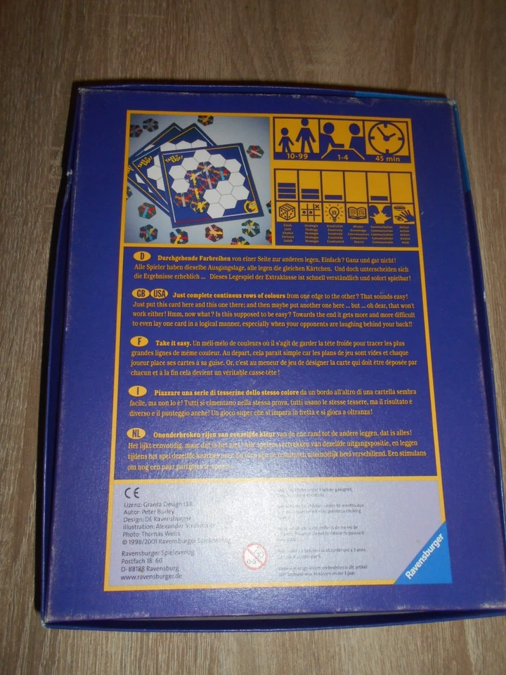 Ravensburger: Take it Easy - Spiel des Jahres - komplett - Bild 3 von 3