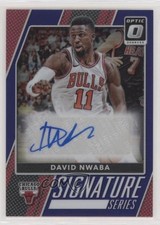 2017 Panini Donruss Optic Signature Series Purple Prizm David Nwaba #92 Auto 6yn