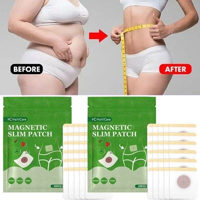 60Pcs Slim Patches Weight Management Slimming Pads Body Detox Burn Fat Adhesive