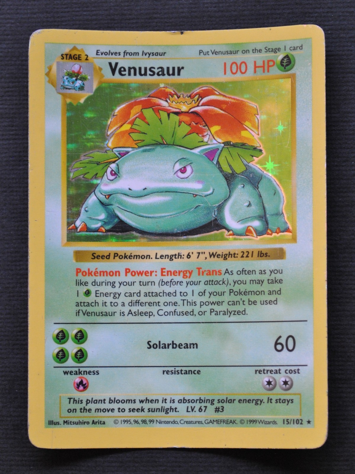 venusaur pokemon card value 15/102 PSA 9 MINT Pokemon TCG Venusaur - 15/102