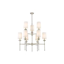 Z-Lite - Emily - 9 Light Chandelier In Transitional Style-38.75 Inches Tall and