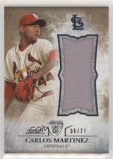 2015 Triple Threads Unity Single Jumbo Relics Sepia 6/27 Carlos Martinez 3t2
