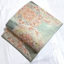 B Kimono Relaxation Shosoin Pattern Gold Thread Passing Chinese Arabesque