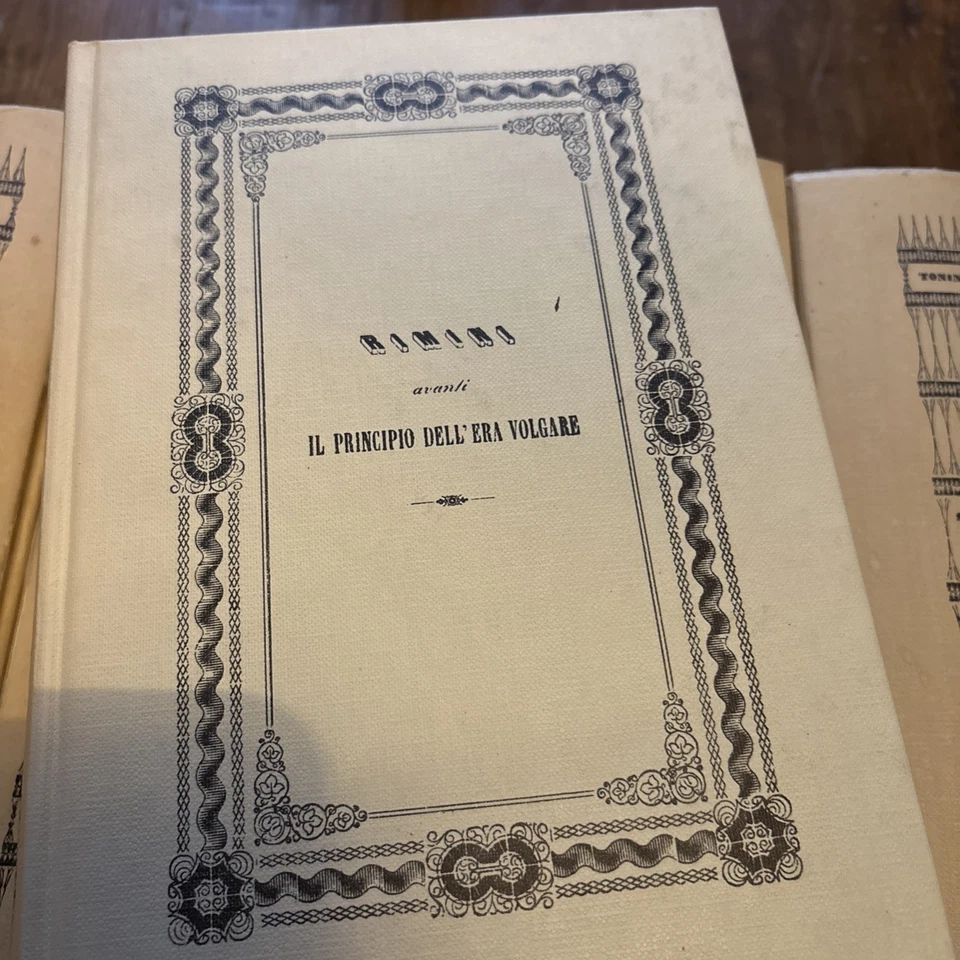Storia Di Rimini 9 Vol. Copie Anastatiche Tonini 1848 - Immagine 2 di 4
