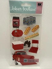 Jolee's Boutique Tailgating Beer Truck Dimensional Sticker Scrapbooking Crafts