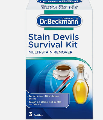 Dr. Beckmann Fleckenteufel Survival Kit Stift & Tintenflecken 1 x 50 ml Fett & Saucen 1 x