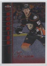 2016 Fleer Showcase Ultra Rookies Platinum Medallion /99 Jacob Larsson #U21 0c6