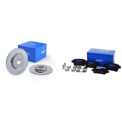 SKF Satz Bremsscheiben + Bremsbeläge hinten für Mercedes-Benz Citan Mixto 415