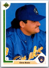 ⚾ 1991 Upper Deck #529b Chris Bosio Milwaukee Brewers