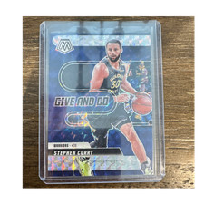 Panini Mosaic 2024-25 Stephen Curry Give and Go Prizm Insert #9 Warriors