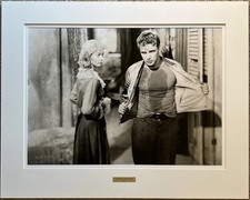 Marlon Brando & Vivian Leigh Streetcar Named Desire Celebrity White Matted 30x38