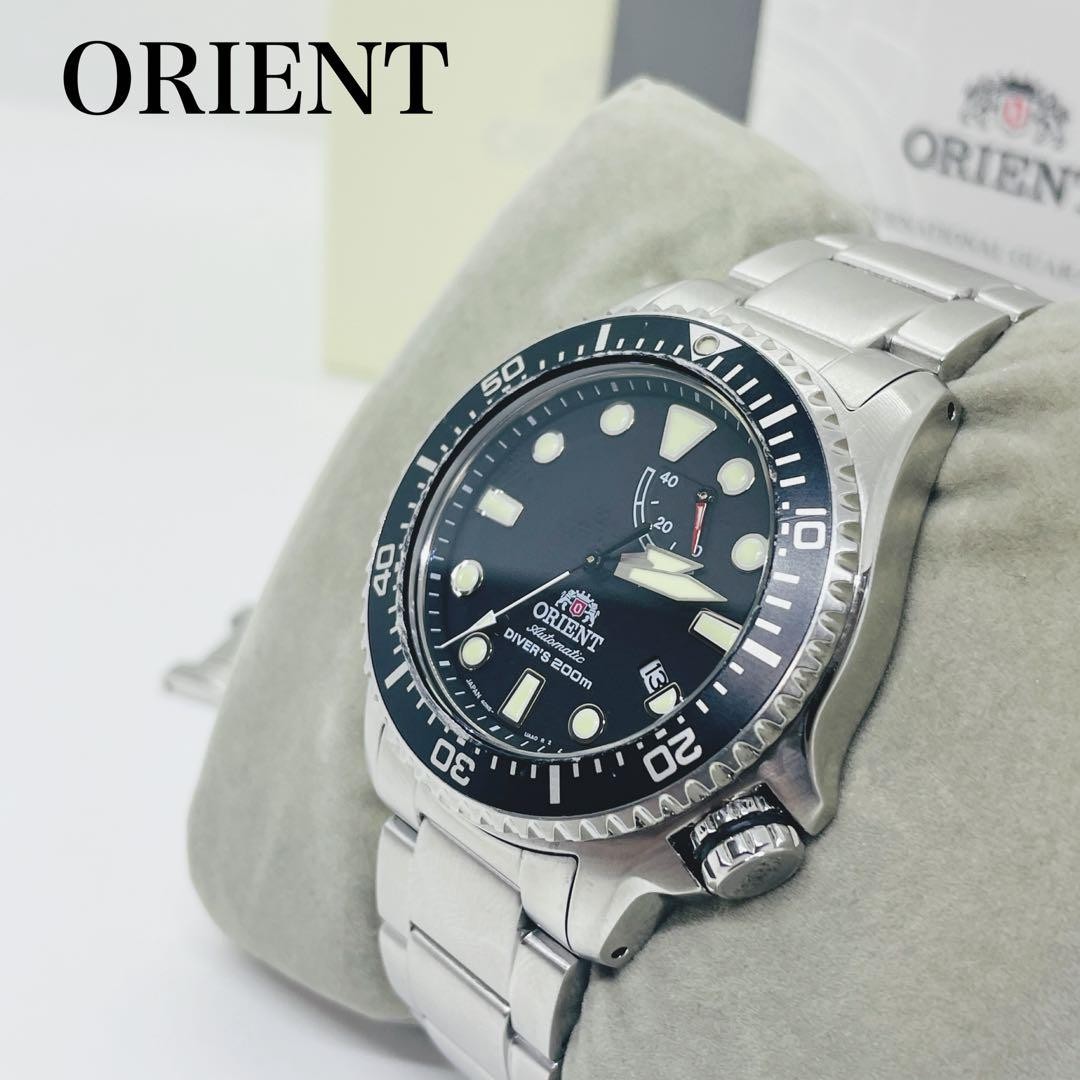 Orient Diver Watch RA EL0001B Automatic 200m Waterproof Black Dial