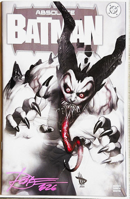 Absolute Batman #18 Dave Wilkins Variant. Signed by Dave Wilkins 2026