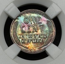  1956 Lincoln Wheat Cent Proof 1c Red Brilliant Uncirculated Toner 