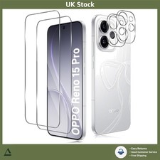 HD Clear Tempered Glass Screen & Camera Protector OPPO RENO 15 PRO 5G 2+2 Pack
