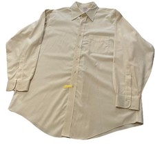 Brooks Brothers Shirt Mens Size 17-34 Off White Dress Button Up Long Sleeve