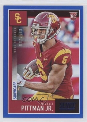 2020 Score Rookies Showcase 92/100 Michael Pittman Jr #437 Rookie RC 3mx