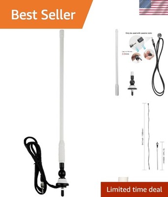 Compact Waterproof Marine Antenna with Portable Installation for Cars and ATVs