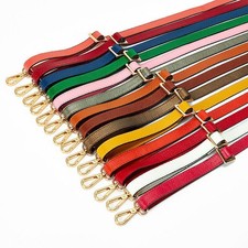 Handbag Strap Handle Replacement Genuine Litchi Leather Shoulder Crossbody Bag