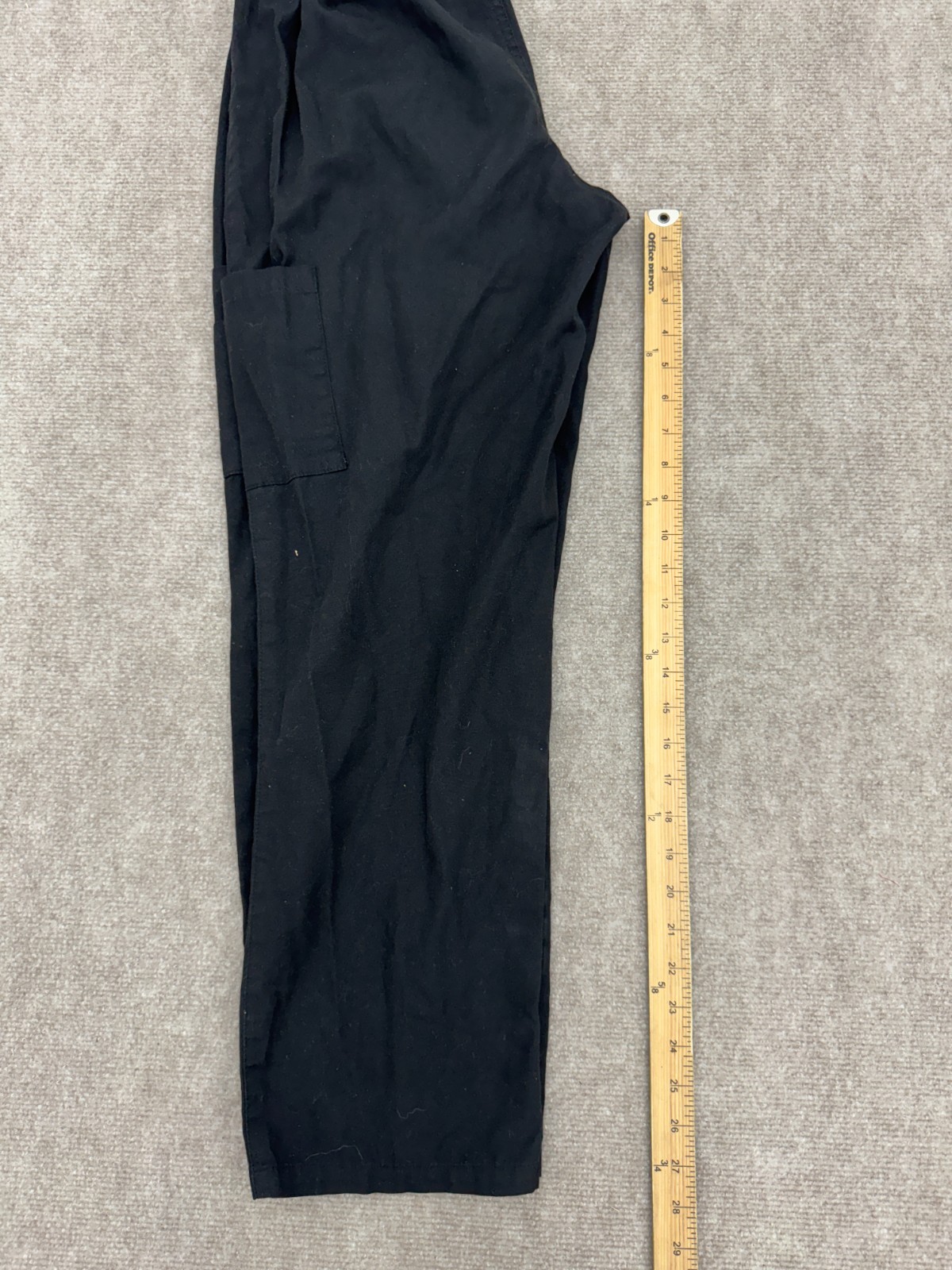 Dagacci Solid Black Drawstring Scrub Bottoms Wome… - image 5