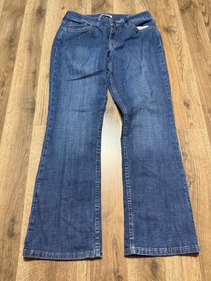 Riders by Lee Jeans, Women's Size 10 Petite Blue Denim Mid Rise Boot Cut Jeans