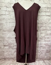 NEW Agnes & Dora Limitless Jumper Dress Womens XL 16-18 Port Wine Red NWT