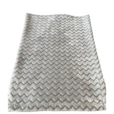 Circo Baby Blanket Grey Chevron Zig Zag Plush Fleece Textured Nursery 28x39 2015