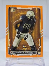 2015 Bowman TJ Clemmings RC 40/299 Orange Border #77 Minnesota Vikings