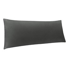 Body Pillowcase - Brushed Microfiber 20x54 Body 20" x 54" Dark Grey