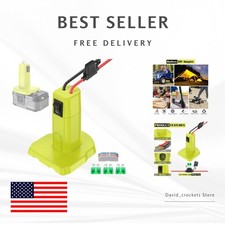 Power Wheel Battery Adapter for Ryobi 18V with 30A Fuse Durable 12AWG Wire