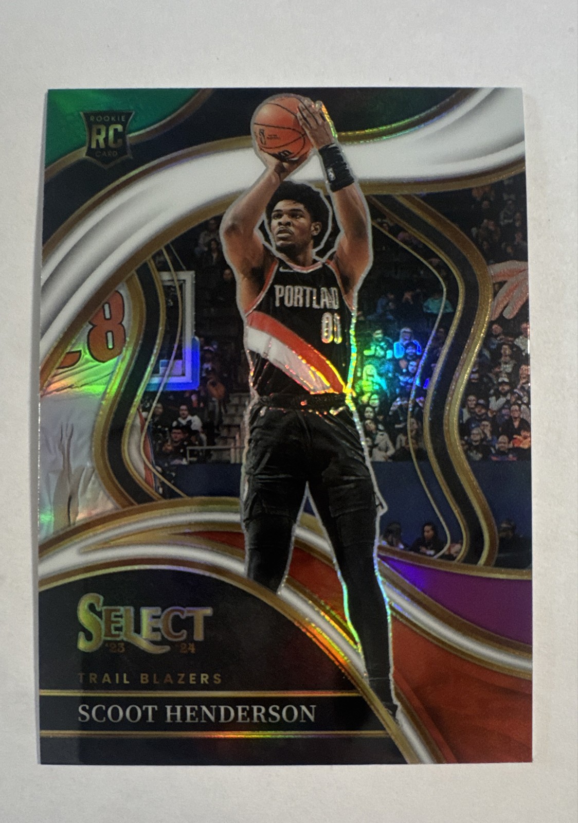 2023-24 Panini Select - Courtside Scoot Henderson #269 Green White Purple Prizm
