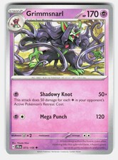 Pokemon TCG Grimmsnarl Journey Together 073/159 Uncommon NM
