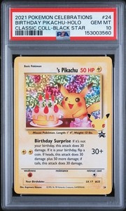 Psa 10 Birthday Pikachu | eBay