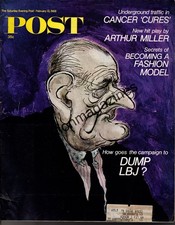 1968 Saturday Evening Post February 10 - Underground cancer cures; Arthur Miller