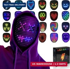 MOYACA Led Mask Light up Mask with Gesture Sensing, Cool Toys Men Boys Gift