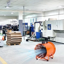 Extractor Fan Blower Axial Exhaust Fan Portable Duct Hose Ventilator Industrial