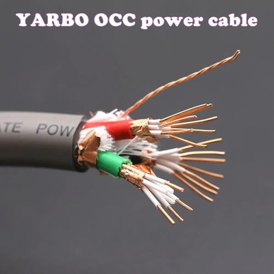 YARBO AUDIOPHILE SP-1100PW-OCC HiFi power cable diameter 16mm Hook Power Wire 