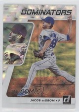 2021 Panini Donruss Dominators Silver 340/349 Jacob deGrom #DOM2 14cd