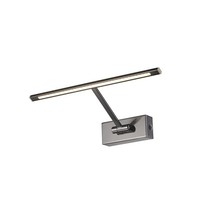 1X5W/Led Kinkiet Nad Obrazy IP20 3000K Chrom/Czarny Nowoczesny