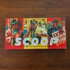 Vintage Scoop 1955 Board Game Waddington, Monopoly's Maker