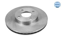 2X Bremsscheibe Vorne Meyle 36 15 521 0054 Passend FÜR Nissan