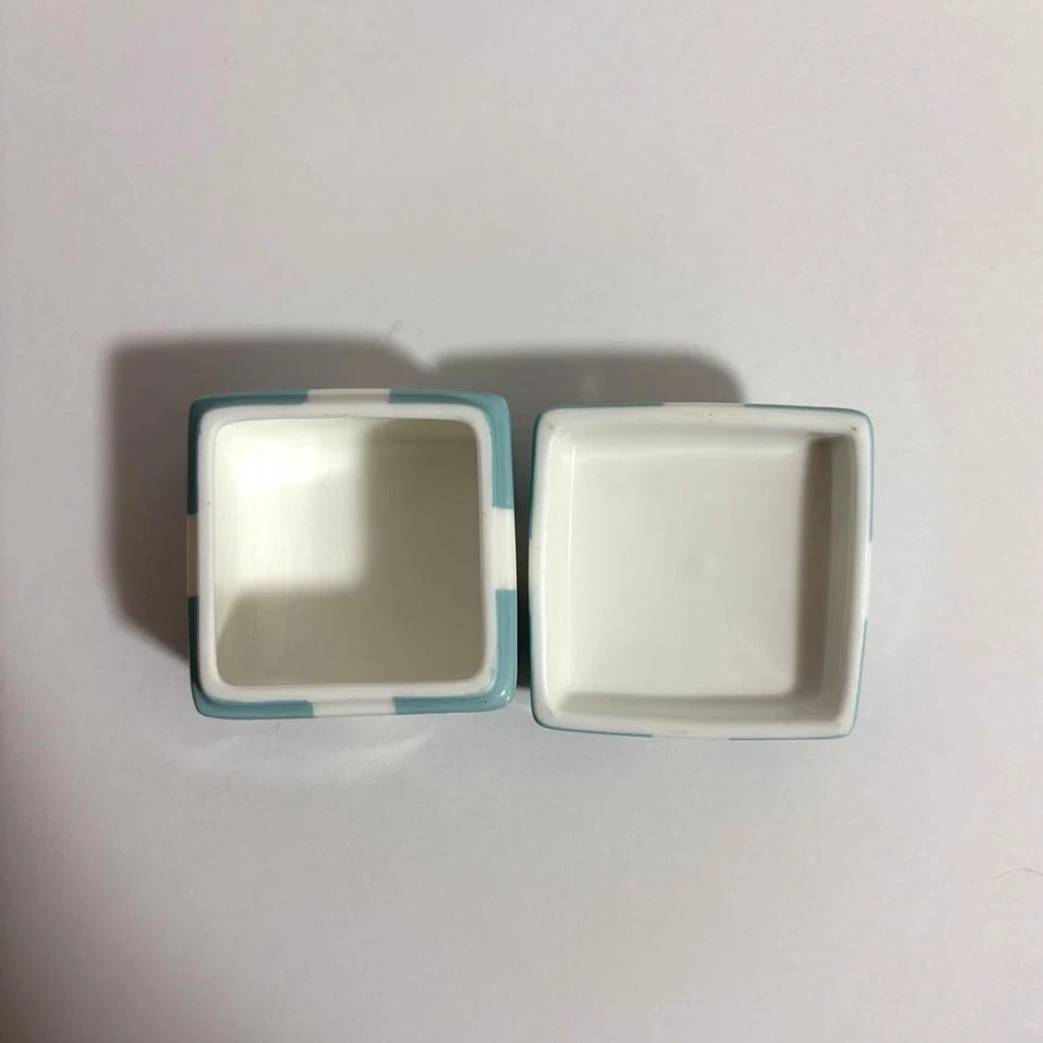 TIFFANY&Co. Joyero clásico con lazo azul para parejas mini regalo de cerámica excelente envío y devolución Foto 4 de 4