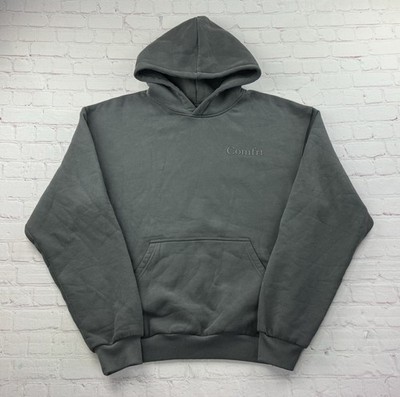 Comfrt Minimalist Hoodie Steel Gray Size Medium M Unisex