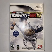 Nintendo Wii 2K10 2K Sports Major League Baseball, No Manual, Broken Case