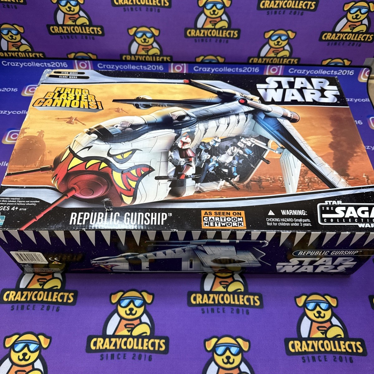 BRAND NEW Star Wars Saga Collection Republic Gunship Tiger Shark