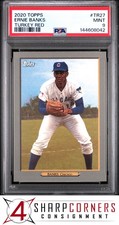2020 TOPPS TURKEY RED #TR27 ERNIE BANKS HOF POP 2 PSA 9