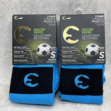 ProCat Youth Soccer Socks- 4 Total Pairs! - Small Youth Shoes Size 11-13