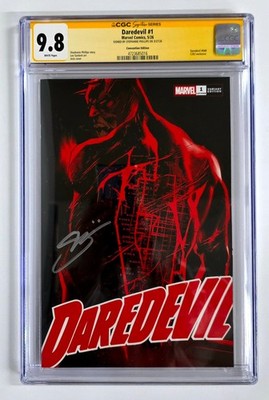 DAREDEVIL 1, CGC 9.8, SIGNED BY STEPHANIE PHILLIPS, MARVEL COMICS