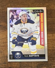2016-17 Upper Deck O-Pee-Chee Update Rainbow Foil Nick Baptiste #708 Rookie RC