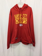 NFL Team Apparel Kansas City Chiefs Sweatshirt Hoodie Mens XXLRed NFL